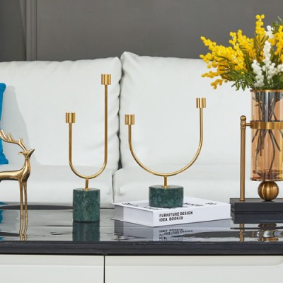 DUAL ESSENCE GOLDEN CANDLE STAND