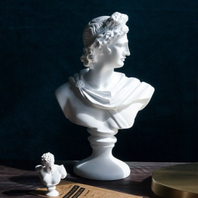 ALABASTER ELYSIAN DEITY SCULPTURE