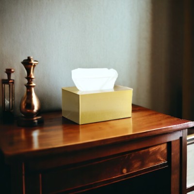 GOLDEN ELEGANCE TISSUE BOX